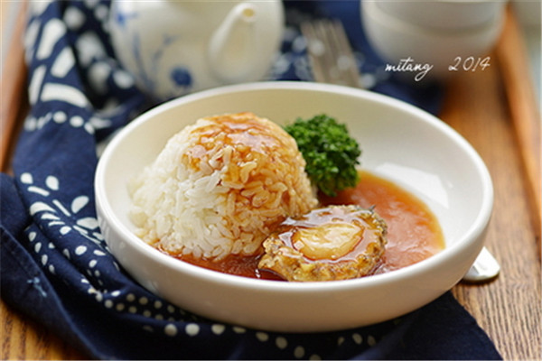 上隐食补鲍鱼饭